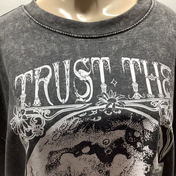 Pretty Rebellion Size XXL Trust The Universe Sweatshirt. New With Tags - Picture 5 of 7